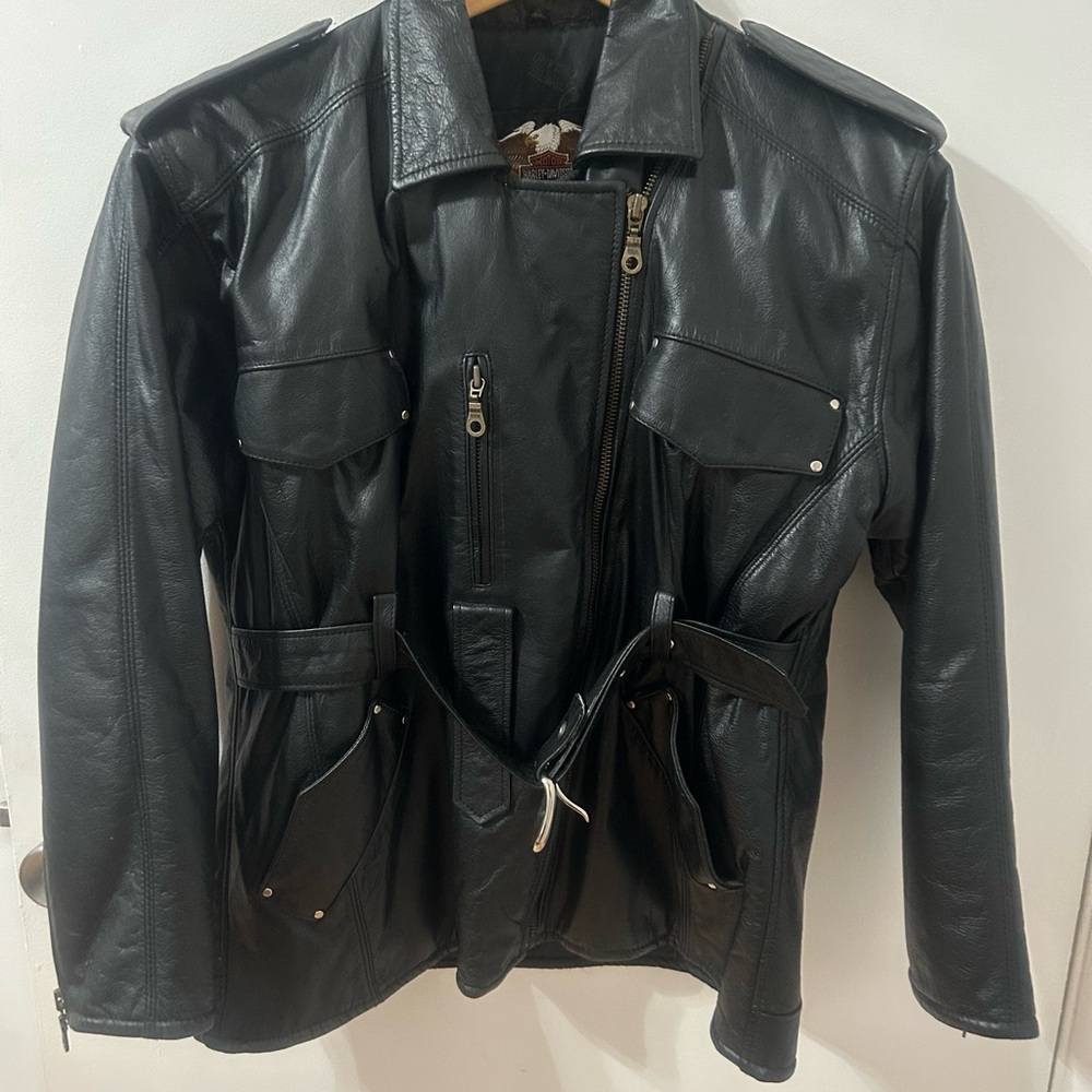 Harley-Davidson Midnight Black Leather Jacket